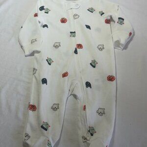 Carter's - NWOT - White One Piece with Halloween Prints